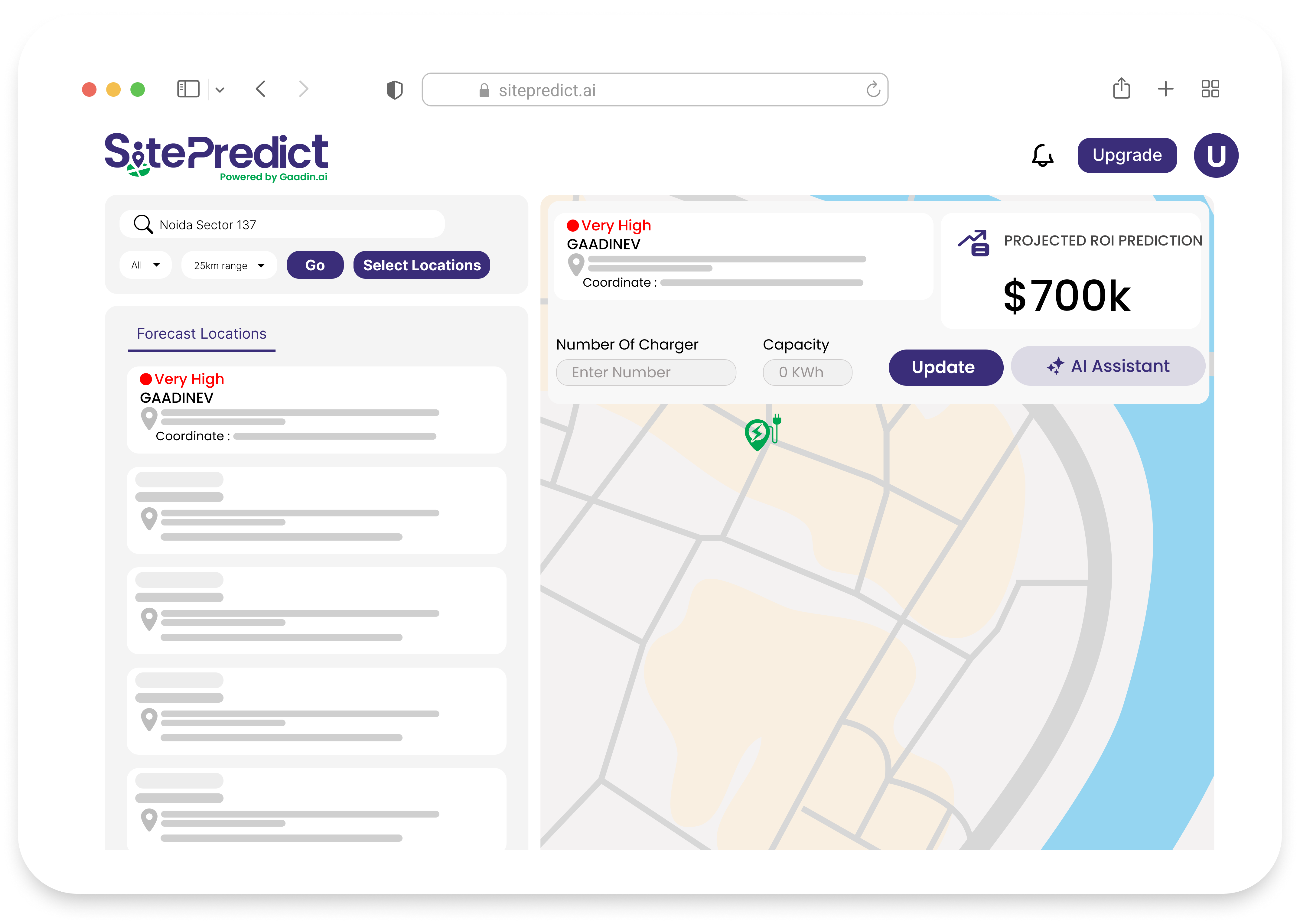 EV Charging Location Prediction & ROI Intelligence